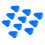 10 Pcs Blue Anti Splash Deodorizer Urinal Screen 4