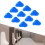 10 Pcs Blue Anti Splash Deodorizer Urinal Screen 11