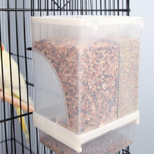 Vogelfutterbehälter mit transparentem Design, automatischer Saatgutter für Haustiere