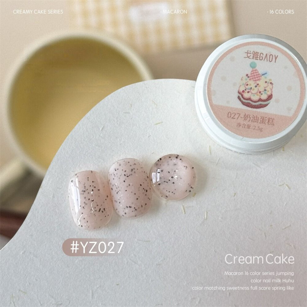 (Type#9) Goya Cub Jar Cream Cake Nail Polish Gel 2025 New Spring And Summer Macaron-image-OPC-PK8Y96T-NEW
