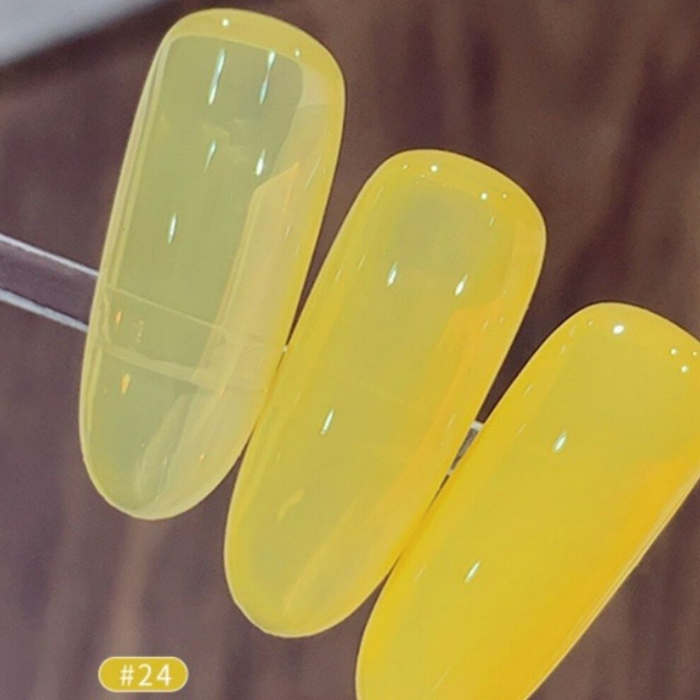 (Type#24) Ennis Zhirou 36 Colors Nail Polish Glue 2025 New Popular Summer Nude Color Set-image-OPC-PK8YFWP-NEW