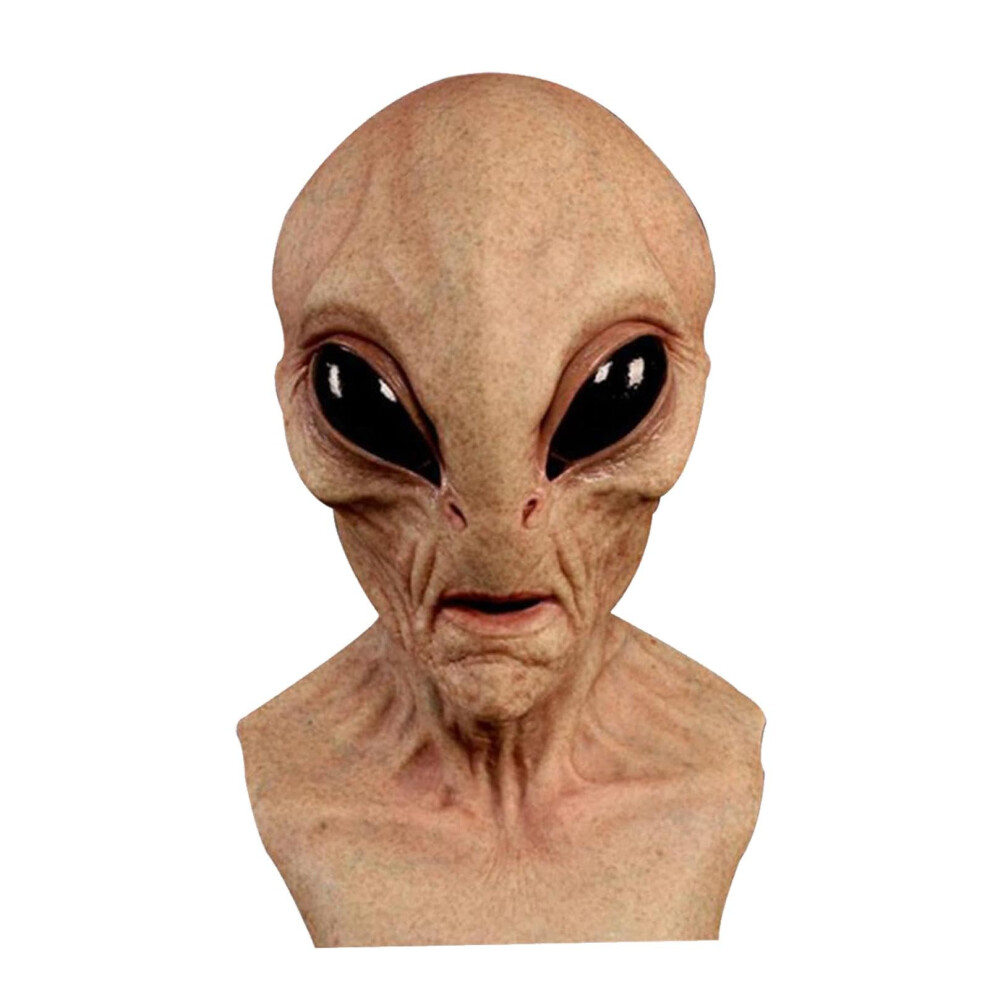 Alien Mask Full Head Latex Horror Face Mask for Men and Women, Realistic Scary Costume for Halloween and Carnival-image-OPC-PK8YG9F-NEW
