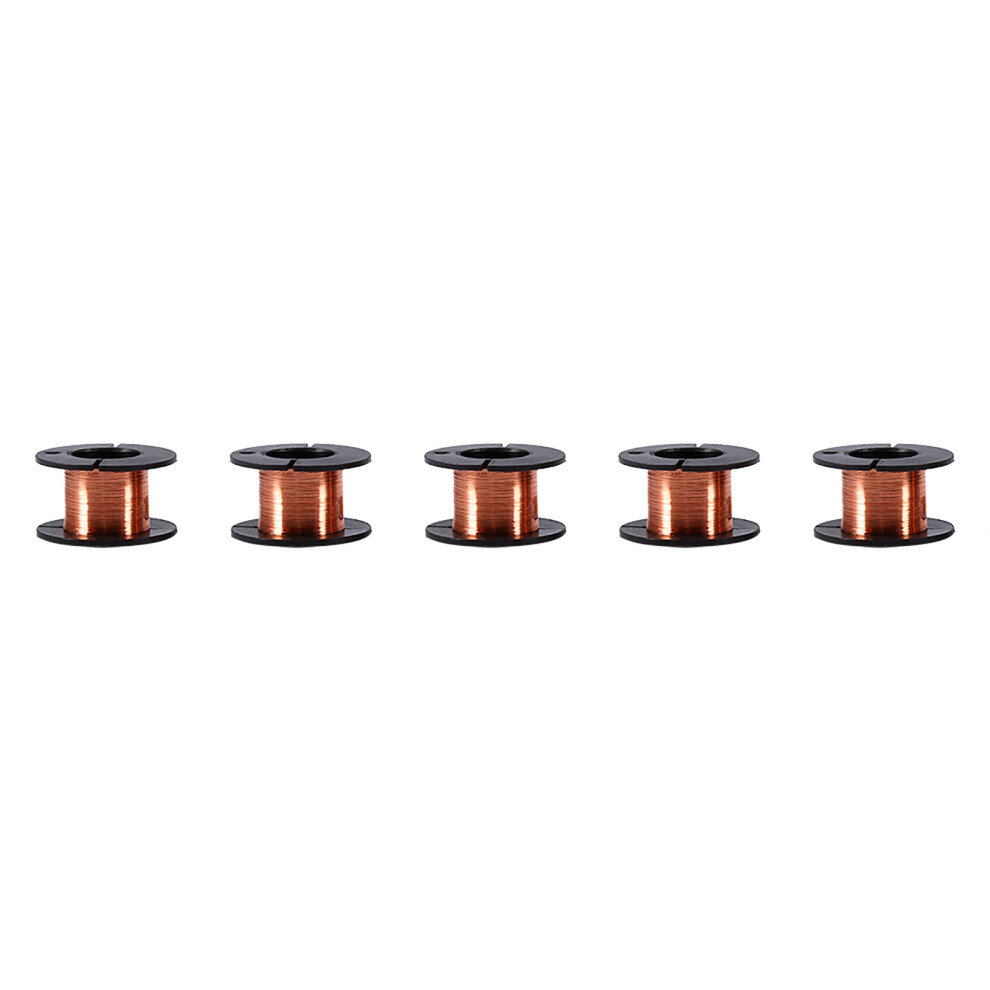 5pcs 0.1mm Enameled Wire Copper Winding Wire