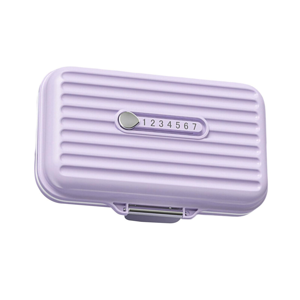 Travel Pill Organizer with 7 Compartments, Large Medication Container, Multi-Functional Pill Box, Jewelry Storage Case
