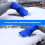 Auto Snow Shovel Ice Scraper Tool with Protective Covers and Warm Gloves for Safe Efficient Ice Removal Red Multi-Function Snow Remover 3