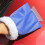 Auto Snow Shovel Ice Scraper Tool with Protective Covers and Warm Gloves for Safe Efficient Ice Removal Red Multi-Function Snow Remover 2