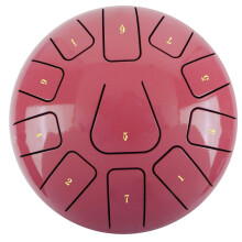 8 Steel Tongue Drum 11 Tone Meditation Instrument with Drumsticks and Finger Picks for Relaxation and Music Therapy