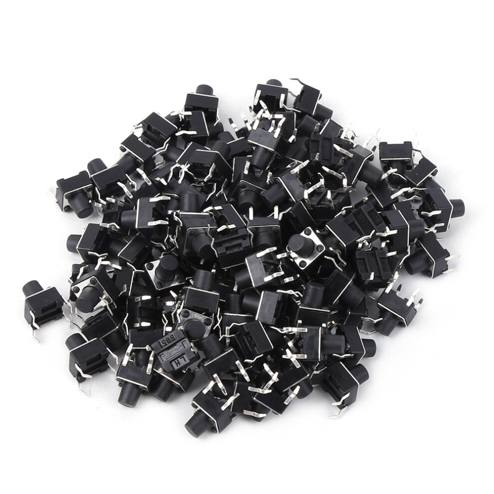 100pcs Momentary Tactile Push Button Switch Mini