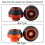 CNC Aluminum Front Fork Wheel Frame Sliders 5