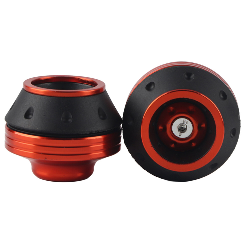 Cnc Aluminum Front Fork Wheel Frame Sliders Orange 8320539624013