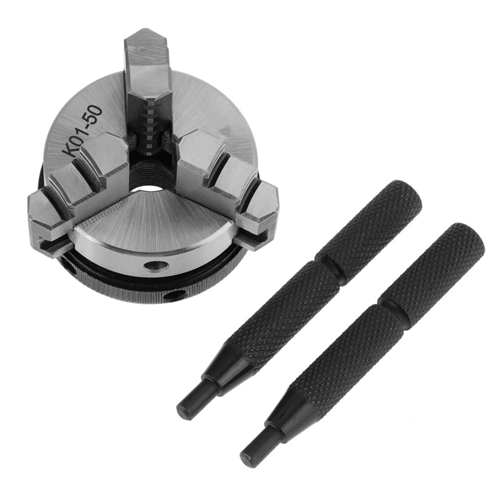 K01-50 50mm Scroll Manual Chuck Mini Woodworking