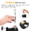 Silver Color 0.3mm-3.6mm Grasp Range Chuck Hand 15