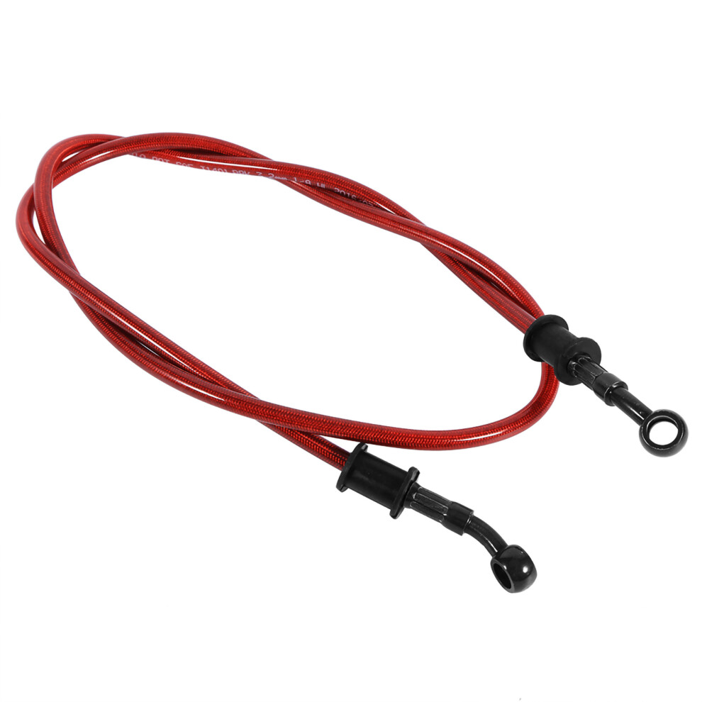 90Cm Motorcycle Motorbike Braided Steel Brake Red 8320539625799