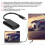 Type-C to HDMI Adapter 1080P for Android Phone & Tablet Black 6