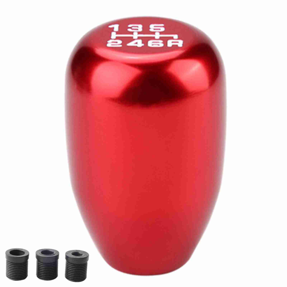Car Universal Modification Manual Knob Gear Shift Red 8320539626482
