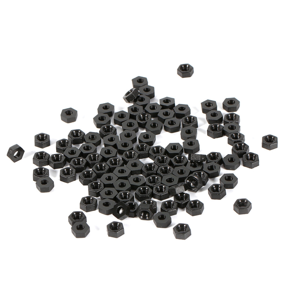100pcs M2 M3 M4 Plastic Nylon Hex male Female