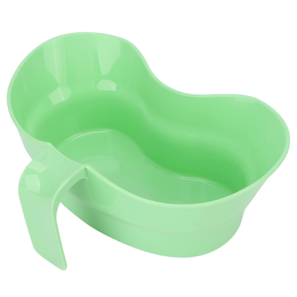 900 ml Spit Cup Plastic Basin with Large Opening and Hanging Handle for Elderly Bedridden Patients and Oral Care