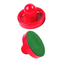 Airhockey Paddle And Pusher Replacement Parts Red For Table Hockey Devices 2 Piece Set Robust Hockey Grips For Optimal Game Fun