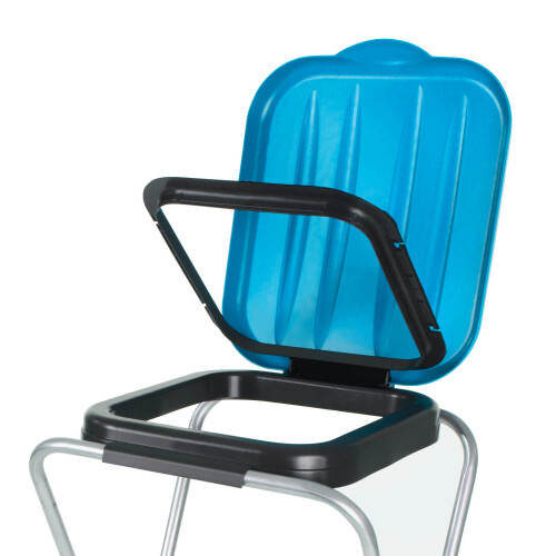 Support mural de tri des déchets, 2 couleurs - sacs de 120 L 2