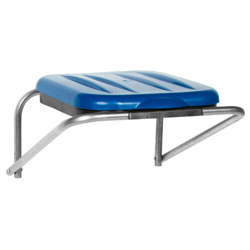 Support mural de tri des déchets, bleu - sacs de 120 L 1