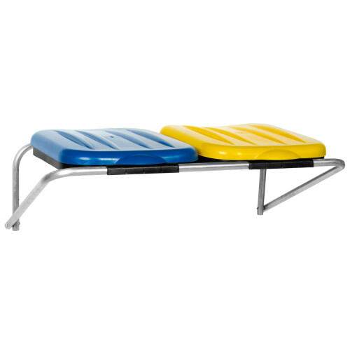 Support mural de tri des déchets, 2 couleurs - sacs de 120 L 1