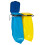Support mural de tri des déchets, 2 couleurs - sacs de 120 L 1