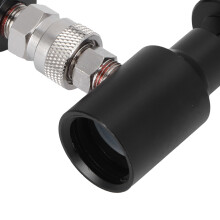 CO2-Flaschenfülladapter W21.8-14 für Soda Club schwarzes Aluminium