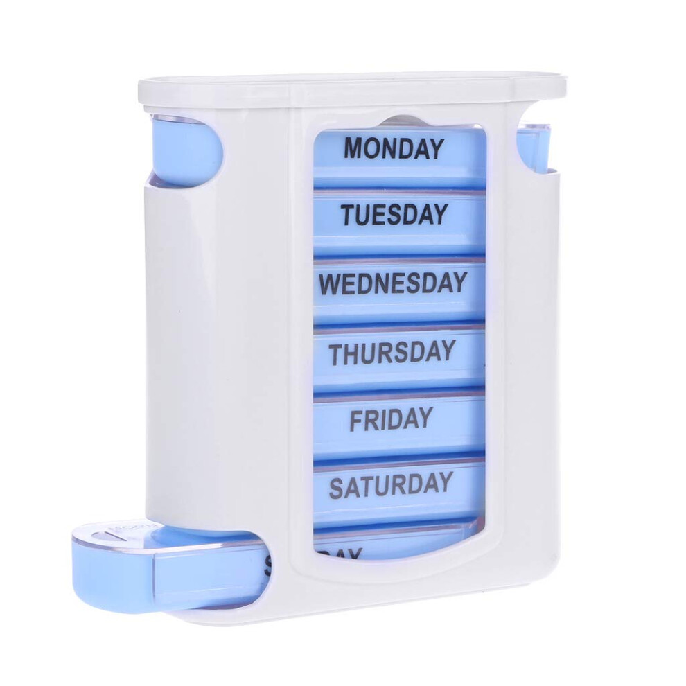 Travel Pill Organizer Case for Purse, 7-Day Portable Medication Bag, Compact and Durable Design for Easy Carry