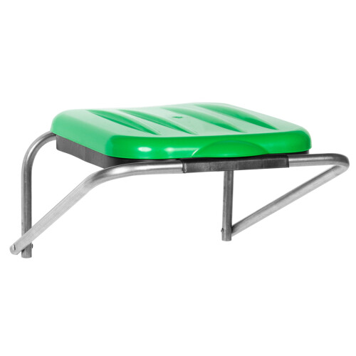 Support mural de tri des déchets, vert - sacs de 120 L 1