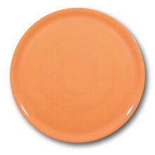 Plato de pizza de porcelana Speciale, duradero, color naranja, 330 mm - juego de 6 unidades.