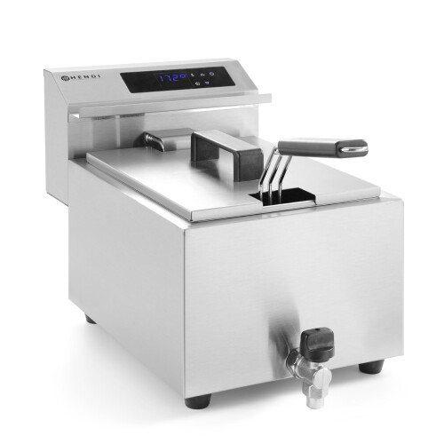 Friteuse à panneau numérique Mastercook avec robinet 8L 3500W 2