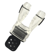Universal Thermoplastic Snorkel Regulator Mouthpiece for Diving and Snorkeling, Non-toxic, Anti-Allergic, Clear Design