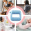 Deep Tissue Back Massager, Adjustable Intensity Percussion Massage Device for Men and Women, Blue 3
