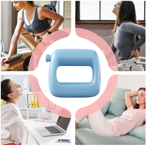 Deep Tissue Back Massager, Adjustable Intensity Percussion Massage Device for Men and Women, Blue 2