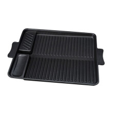 Non-Stick Rectangular Grill Plate for BBQ, Outdoor Cooking, Garden Parties, and Evening Grilling Events