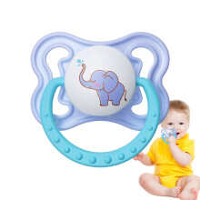 Schnuller Baby Natursilikon Nippel Für Empfindliche Haut Bequeme Schnuller Marineblau Für Jungen Mädchen