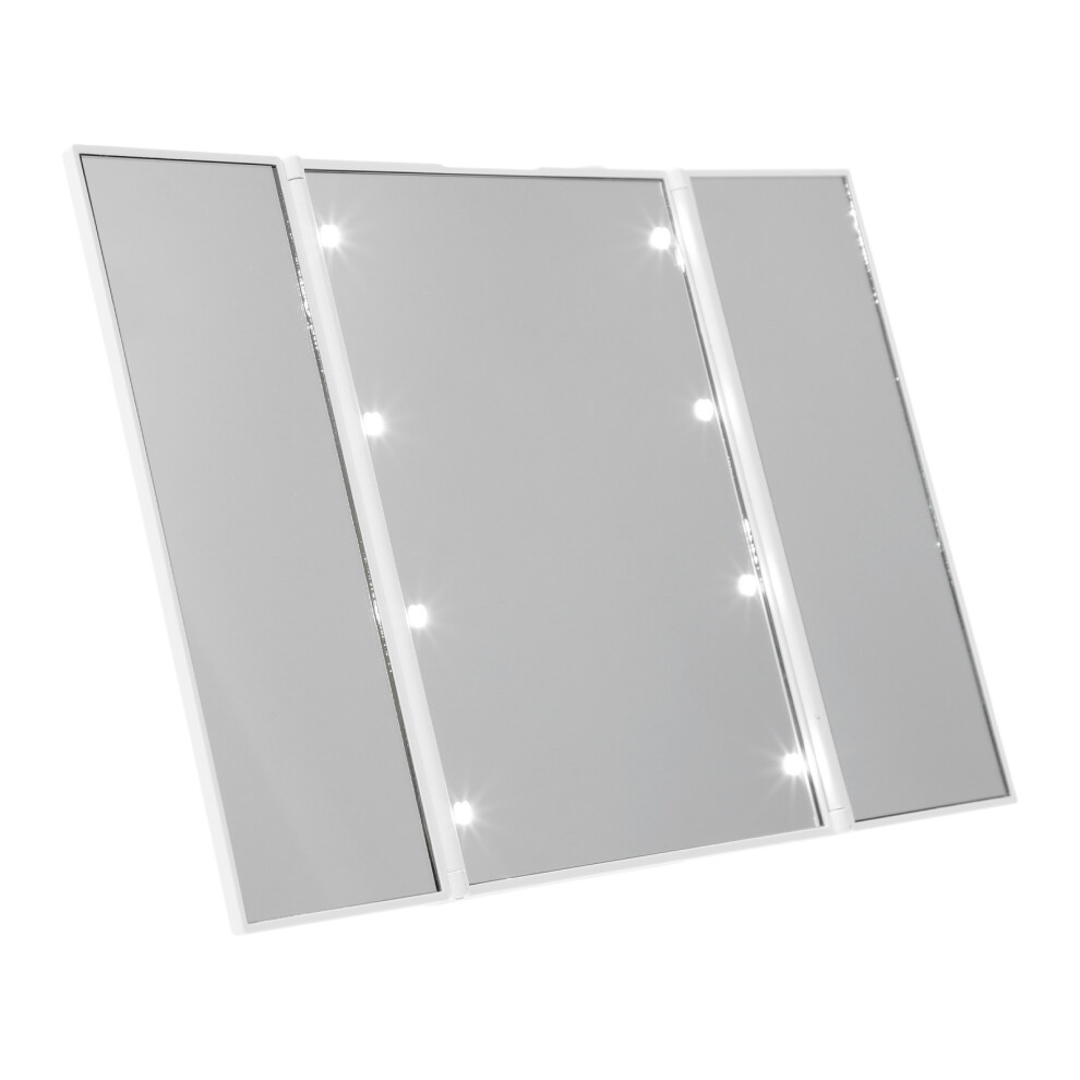 Iplusmile White Raindrops Vanity Mirror With Led Lights Makeup Mirror 1Pcs