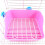 Square Potty Trainer Plastic Pink Small 1set 5