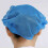 Catering Chefs Hat Simple Design Sky-Blue Cotton 1pack 11