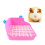 Square Potty Trainer Plastic Pink Small 1set 1