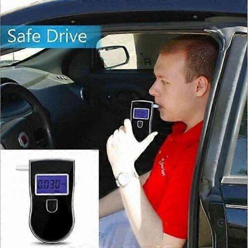 Digital LCD Alcohol Breath Tester Audio Warning 1
