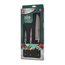 Richardsons Sheffield V Sabatier XV50 CrMoV 15 3 Piece Kitchen Knife Set