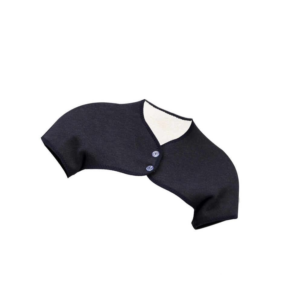 (L) Shoulder Warmer Thicker Vest Warm Wrap for Indoor Outdoor Sleeping Men