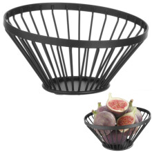 Corbeille à fruits en fil de fer noir mat, diamètre 150 mm - Hendi 427095