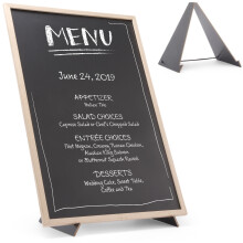 Pannello informativo/pubblicitario MENU con base di supporto 40x60 cm - Hendi 664131