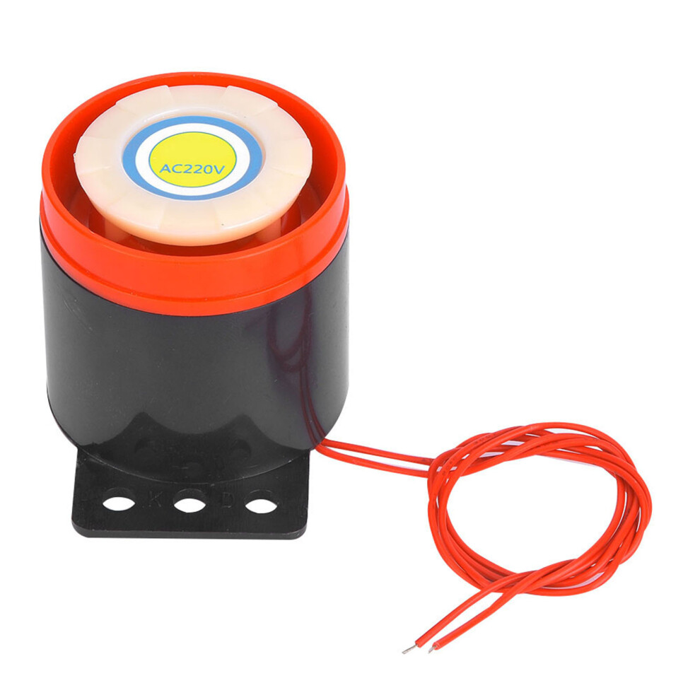 AC 220V 110dB Active Buzzer Alarm Beeper with Wire
