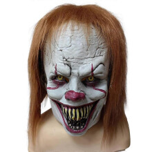 Halloween It Pennywise Joker Scary Mask Adult Clown Masquerade Party Cosplay Costume Props
