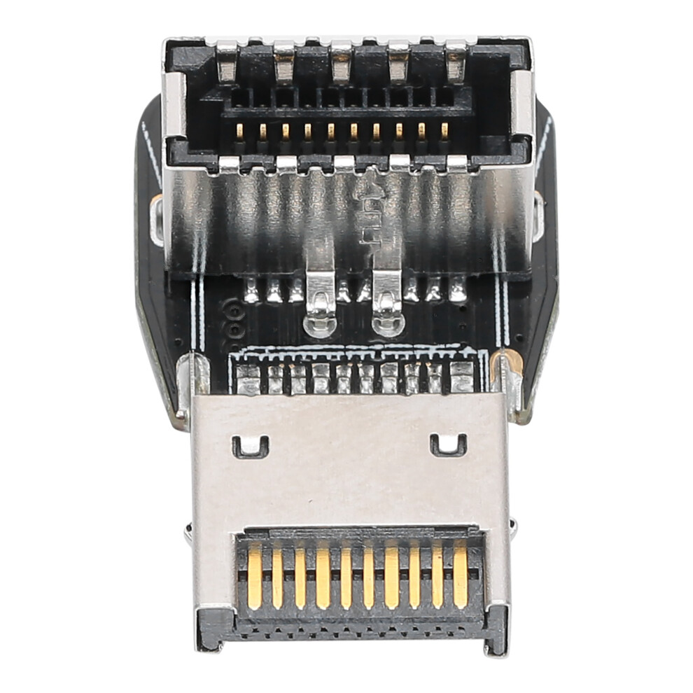 Front Usb 3.1 10G Header Adapter For Pc Motherboard 90 Degree Steering Elbow 9491346042792