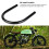 210MM Motorcycle Rear Seat Frame Loop Hoop Bracket 9