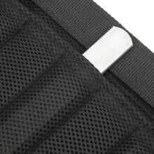 Verstellbare 1 kg Stahlknöchelgewichte, schwarz, für Fitness und Training